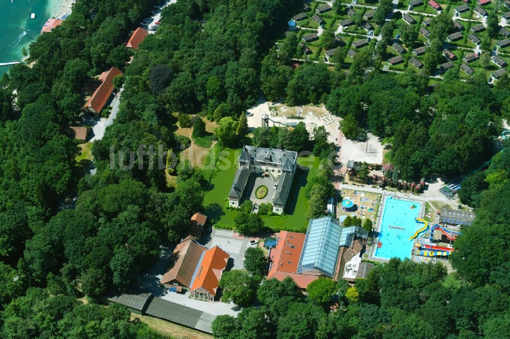 Luftbild Haren (Ems) - Ferienzentrum Schloss Dankern am Dankernsee in Haren (Ems) im Bundesland Niedersachsen, Deutschland