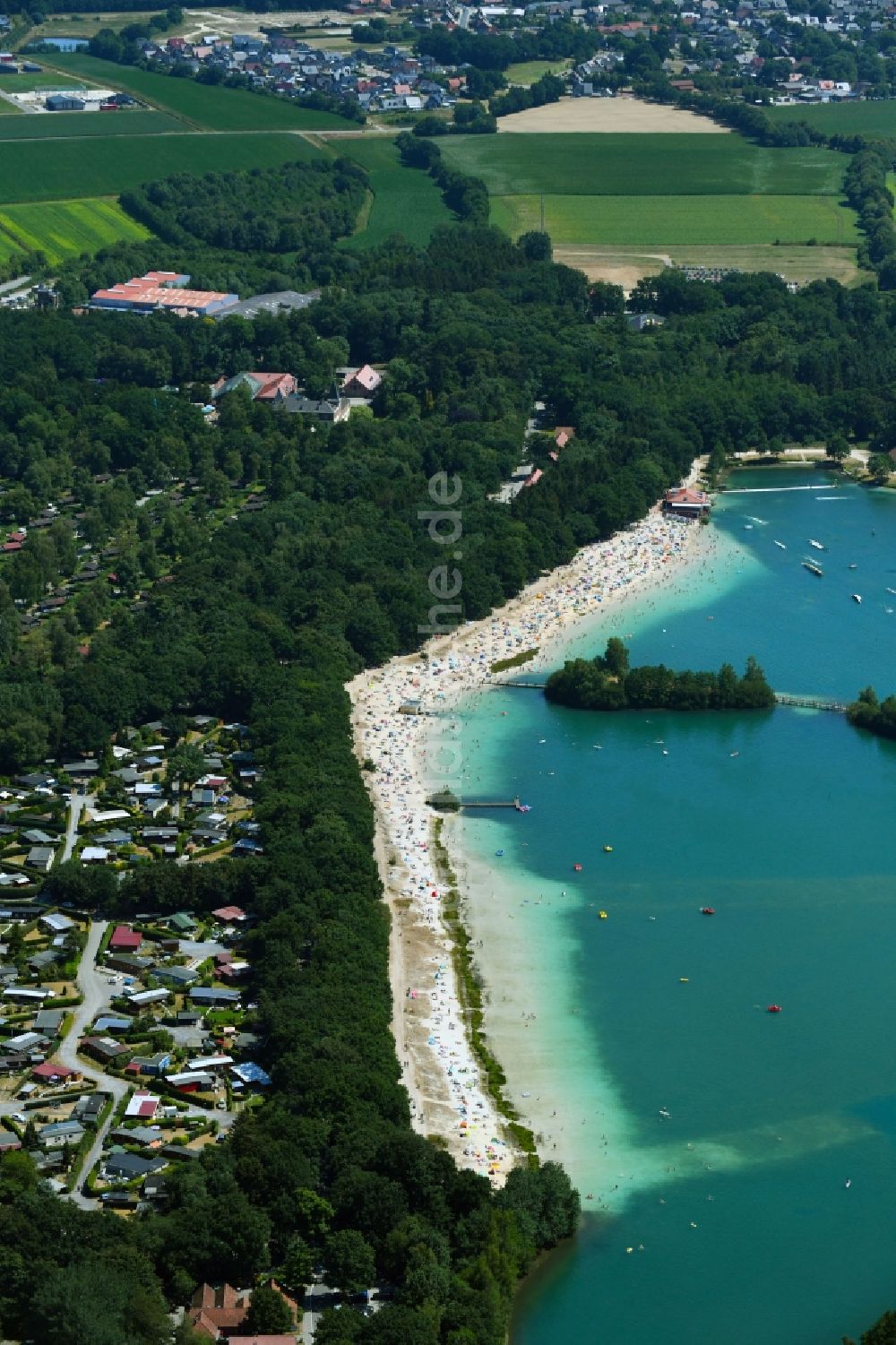 Haren (Ems) aus der Vogelperspektive: Ferienzentrum Schloss Dankern am Dankernsee in Haren (Ems) im Bundesland Niedersachsen, Deutschland