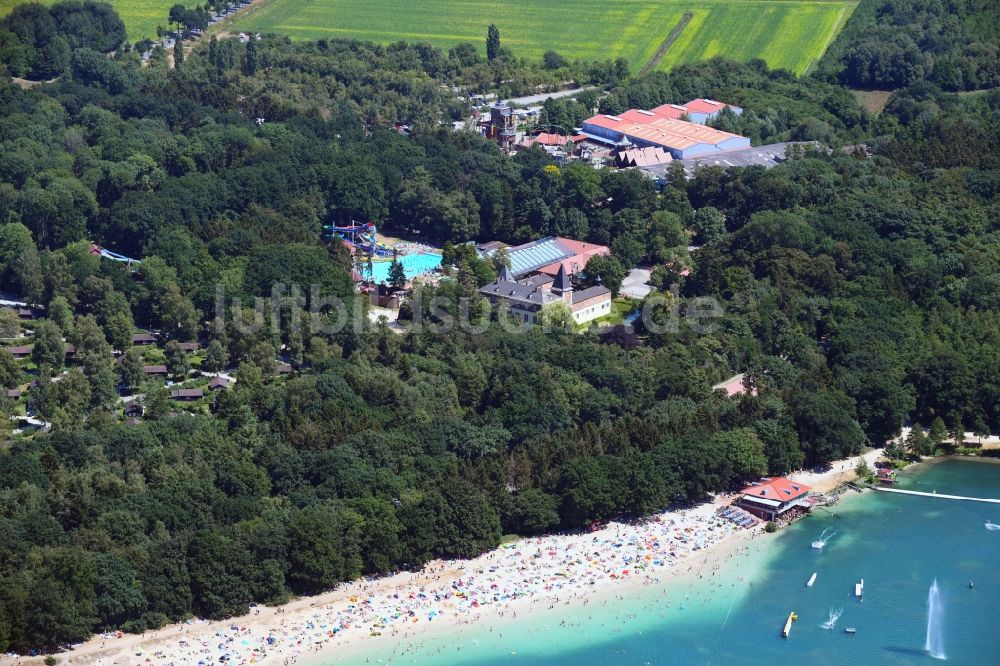 Luftaufnahme Haren (Ems) - Ferienzentrum Schloss Dankern am Dankernsee in Haren (Ems) im Bundesland Niedersachsen, Deutschland