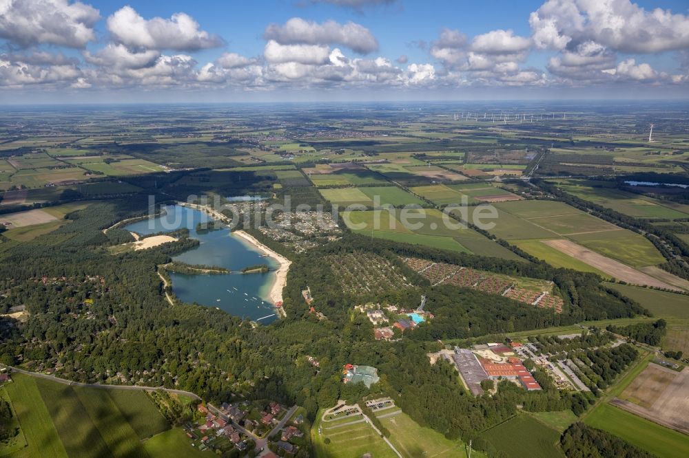 Luftbild Haren Ems - Ferienzentrum Schloss Dankern in Haren (Ems) im Bundesland Niedersachsen