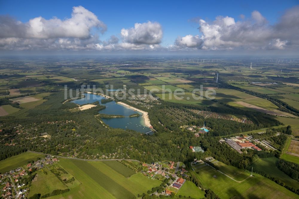 Luftbild Haren Ems - Ferienzentrum Schloss Dankern in Haren (Ems) im Bundesland Niedersachsen