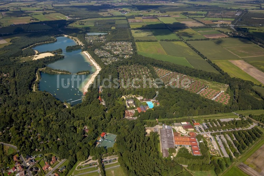 Luftaufnahme Haren Ems - Ferienzentrum Schloss Dankern in Haren (Ems) im Bundesland Niedersachsen