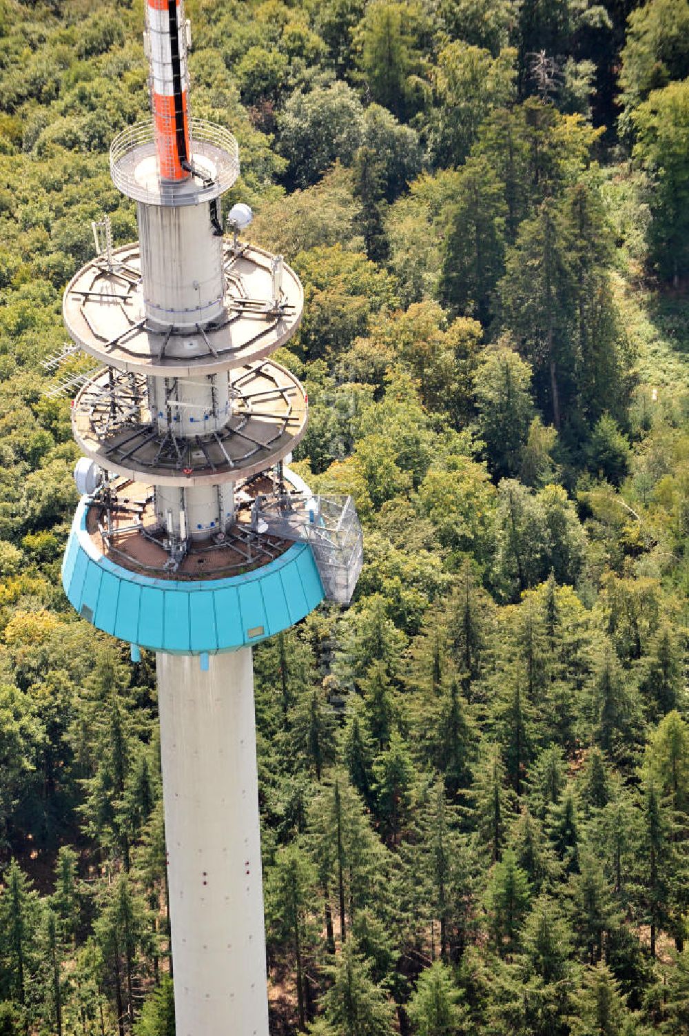 Luftbild EßWEILER - Fernmeldeturm Bornberg auf dem Bornberg bei Eßweiler im Nordpfälzer Bergland