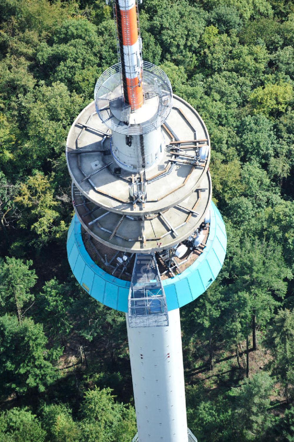 Luftbild EßWEILER - Fernmeldeturm Bornberg auf dem Bornberg bei Eßweiler im Nordpfälzer Bergland