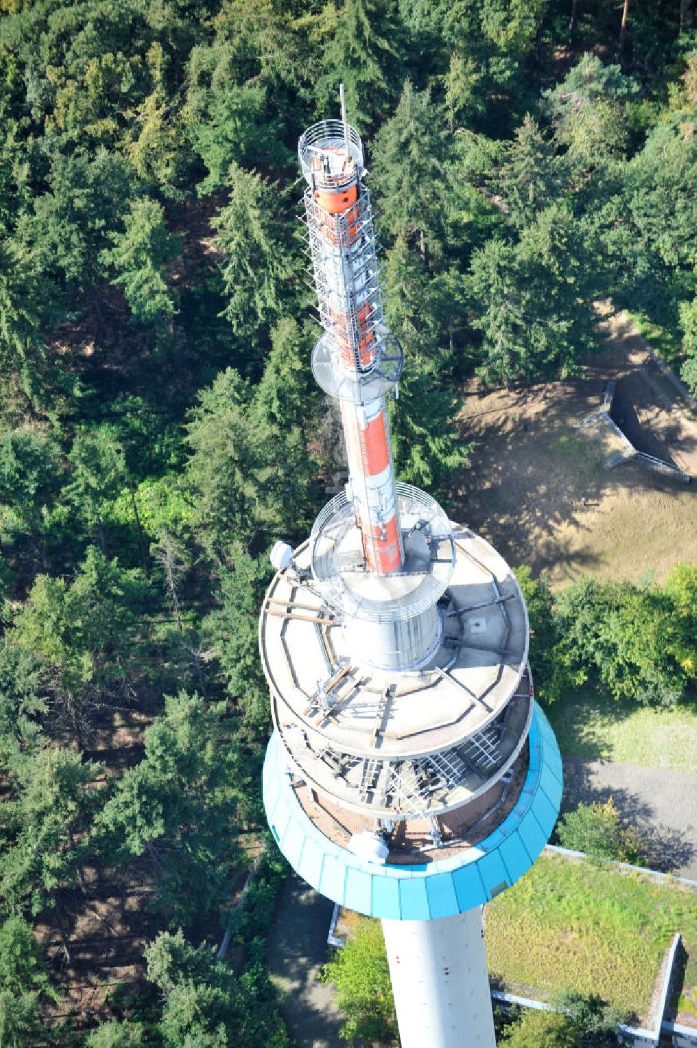 Luftbild EßWEILER - Fernmeldeturm Bornberg auf dem Bornberg bei Eßweiler im Nordpfälzer Bergland