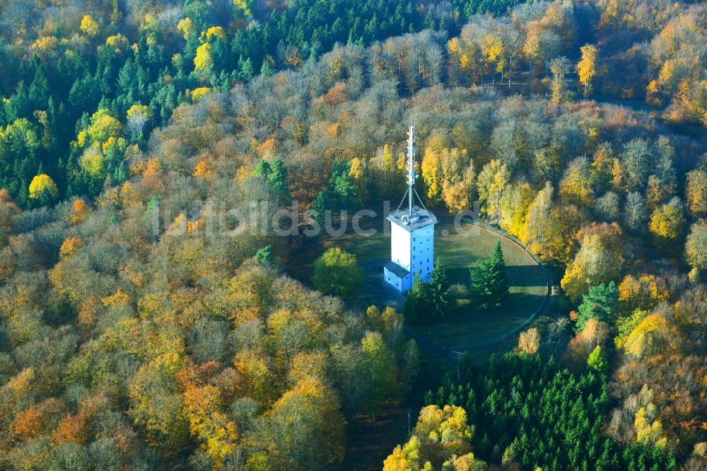 Luftaufnahme Blumenholz - Fernmeldeturm und Fernsehturm in Blumenholz im Bundesland Mecklenburg-Vorpommern, Deutschland