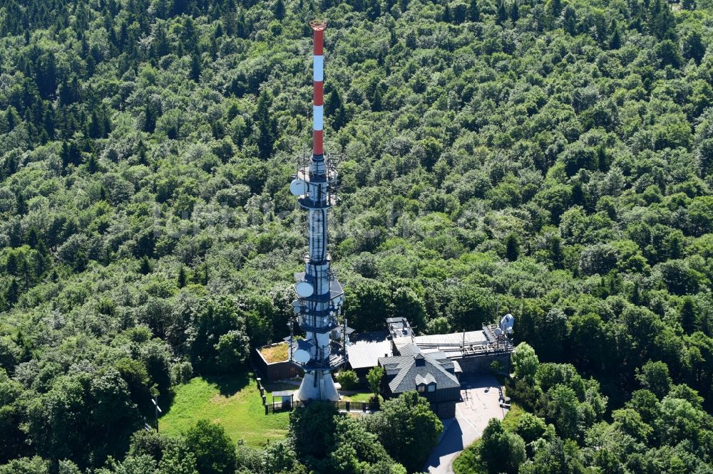 Luftbild Rimbach - Fernmeldeturm und Fernsehturm in Rimbach im Bundesland Bayern, Deutschland