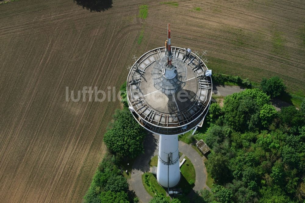 Luftaufnahme Stockelsdorf - Fernmeldeturm und Fernsehturm in Stockelsdorf im Bundesland Schleswig-Holstein, Deutschland