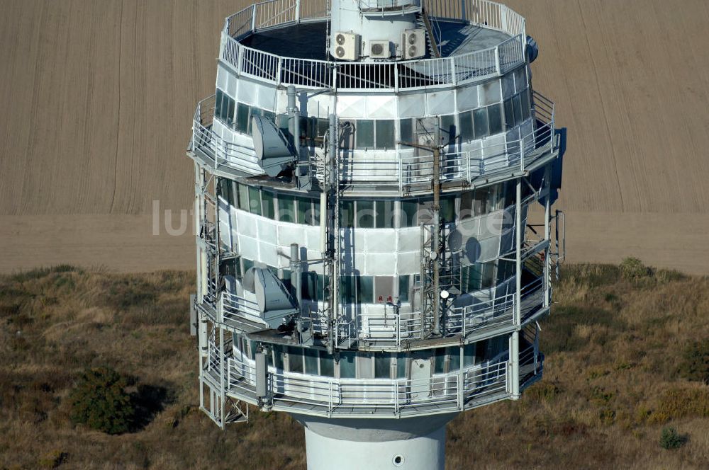 Schönwalde-Glien OT Pernewitz aus der Vogelperspektive: Fernmeldeturm / Funkturm Pernewitz