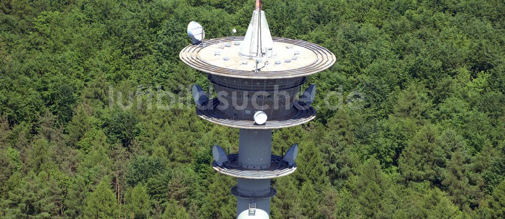 Luftbild Gramschatz - Fernmeldeturm Gramschatzer Wald