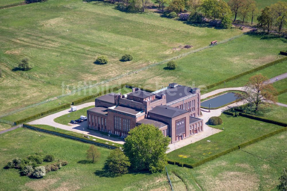 Luftbild Weinberg - Fernmeldeturm und Grundnetzsender Großfunkstelle Nauen in Weinberg im Bundesland Brandenburg, Deutschland