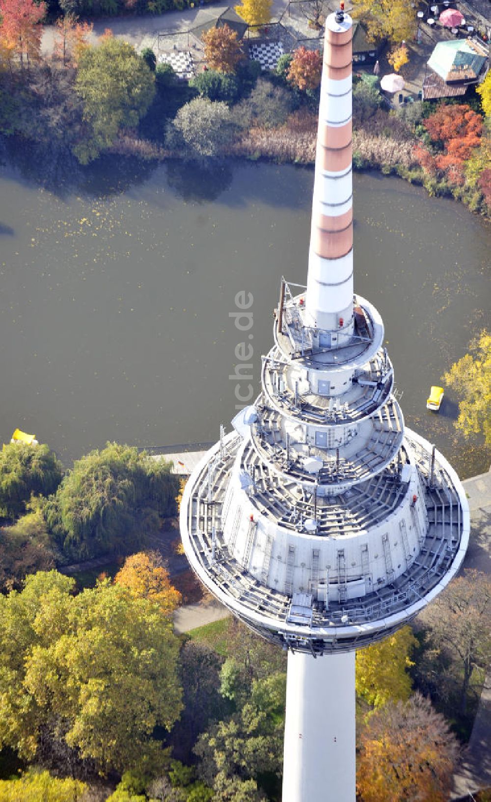 Luftaufnahme Mannheim - Fernmeldeturm Mannheim