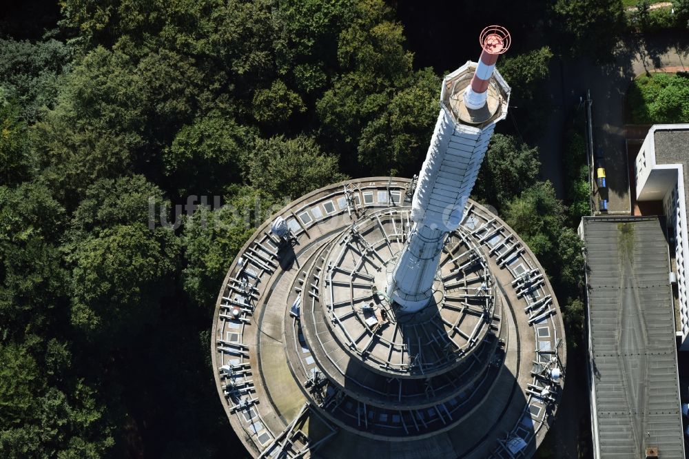 Luftbild Kiel - Fernmeldeturm im Vieburger Gehölz in Kiel im Bundesland Schleswig-Holstein