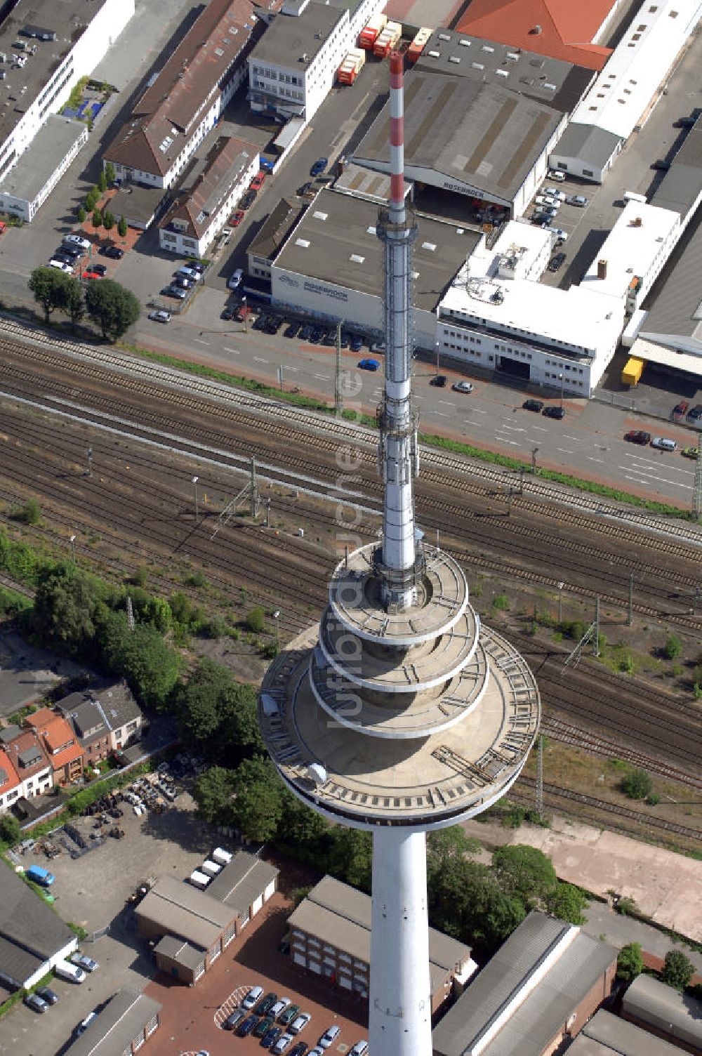 BREMEN aus der Vogelperspektive: Fernsehturm Bremen