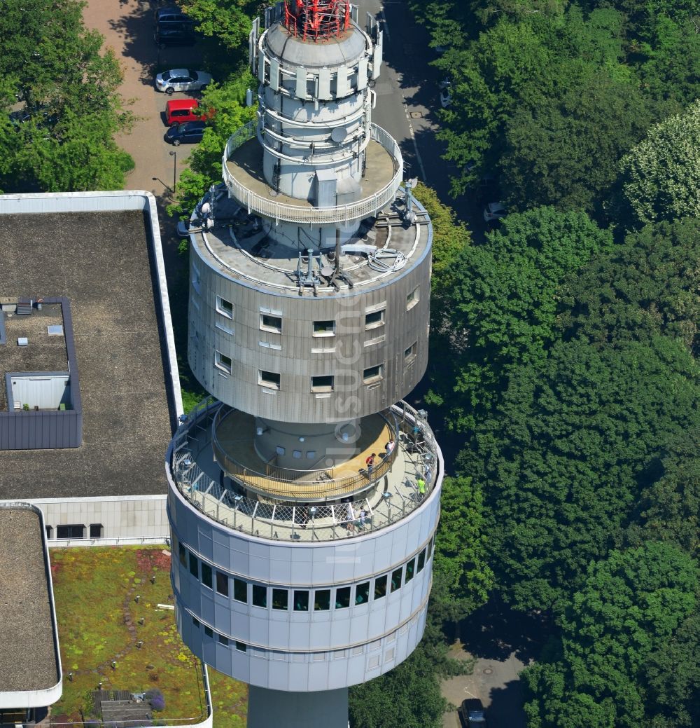 Dortmund aus der Vogelperspektive: Fernsehturm / Florianturm Dortmund im Bundesland Nordrhein-Westfalen NRW