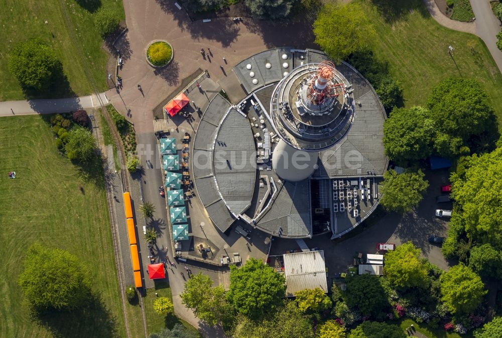 Luftaufnahme Dortmund - Fernsehturm / Florianturm Dortmund im Bundesland Nordrhein-Westfalen NRW