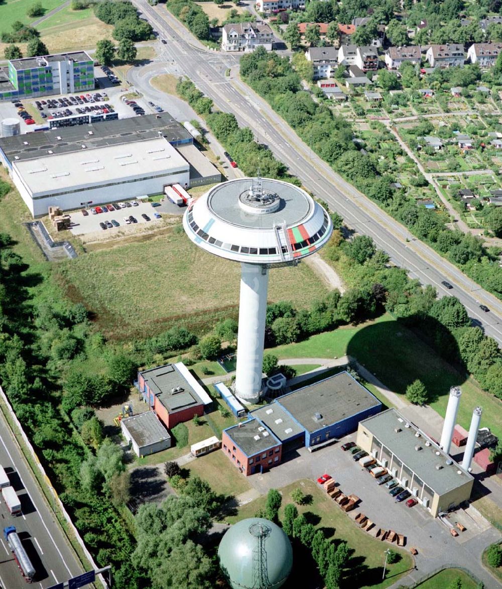 Leverkusen von oben - Fernsehturm in Leverkusen.