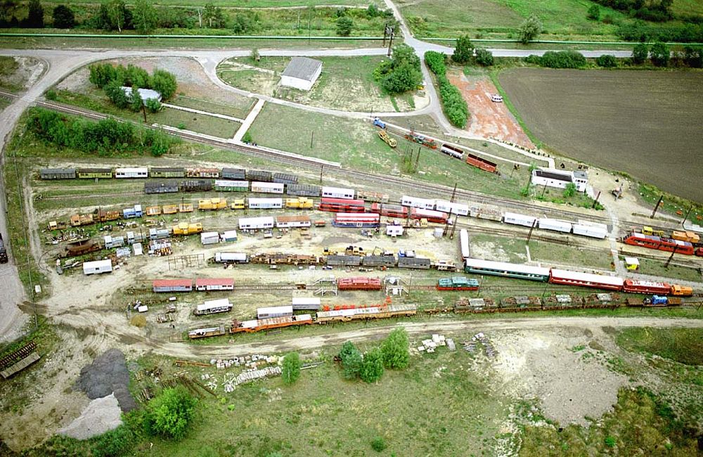 Luftbild Graifenhainichen / Sachsen Anhalt - Ferropolis - Stadt aus Eisen