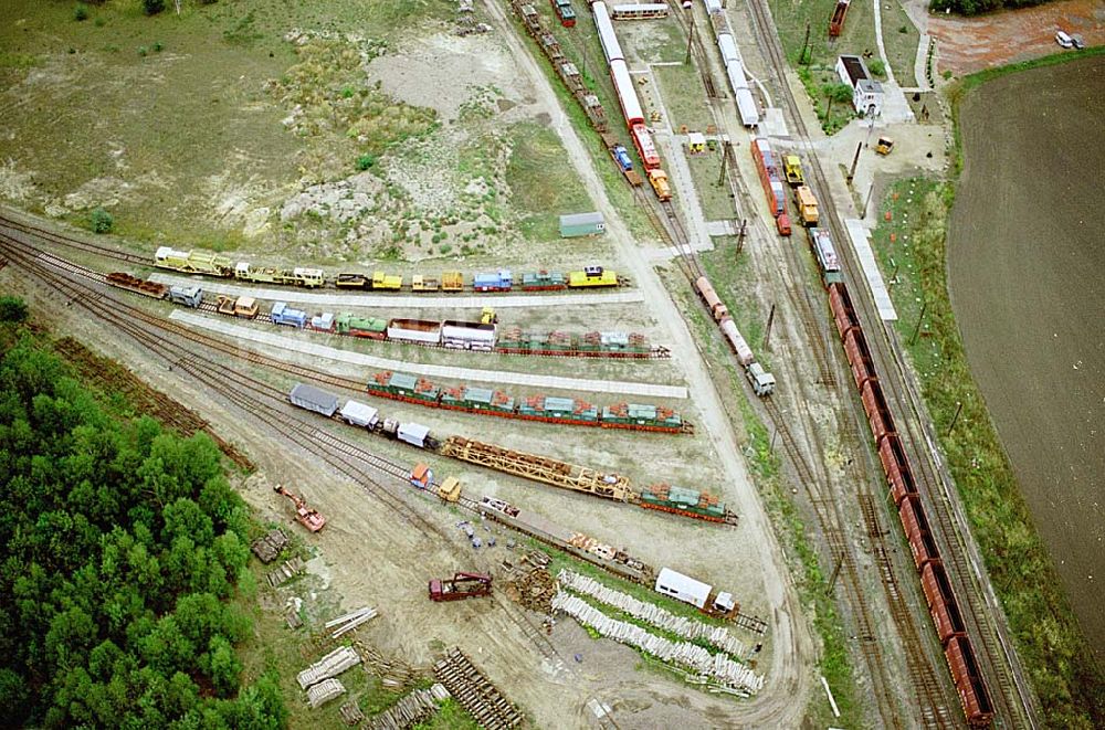 Luftaufnahme Graifenhainichen / Sachsen Anhalt - Ferropolis - Stadt aus Eisen