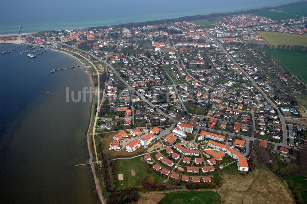 Rerik von oben - Fertig ausgebautes Feriendorf der AWO-SANO GmbH in Rerik / Mecklenburg Vorpommern