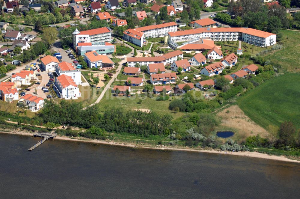 Rerik von oben - Fertig ausgebautes Feriendorf der AWO-SANO GmbH in Rerik / Mecklenburg Vorpommern