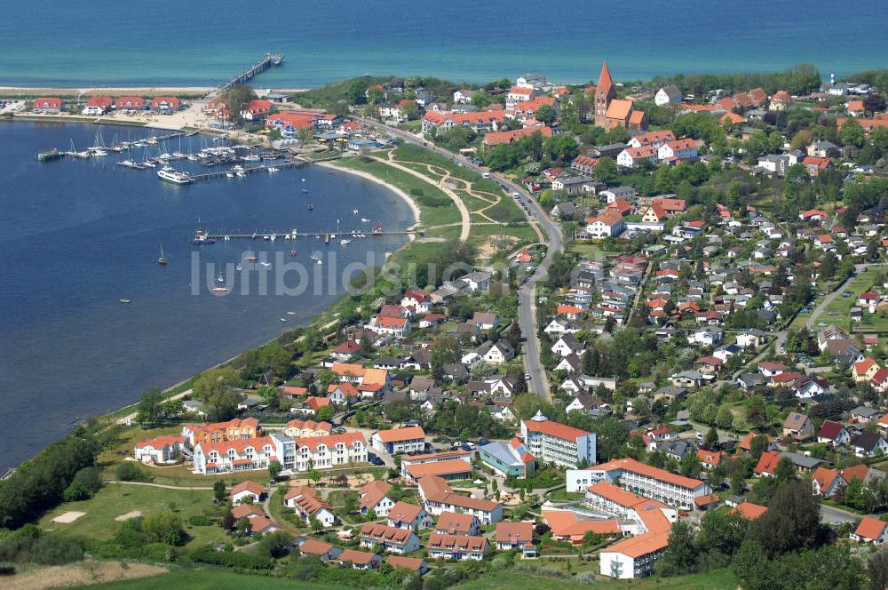 Rerik von oben - Fertig ausgebautes Feriendorf der AWO-SANO GmbH in Rerik / Mecklenburg Vorpommern