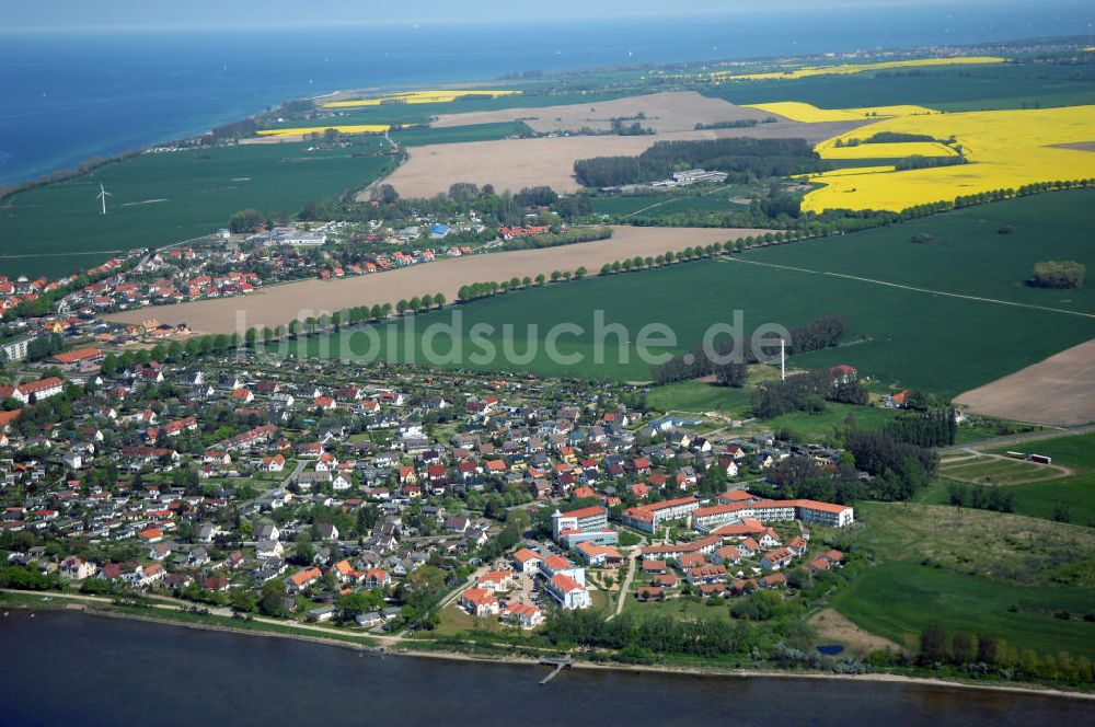 Rerik von oben - Fertig ausgebautes Feriendorf der AWO-SANO GmbH in Rerik / Mecklenburg Vorpommern