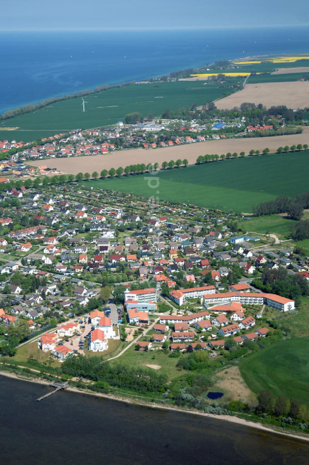 Luftbild Rerik - Fertig ausgebautes Feriendorf der AWO-SANO GmbH in Rerik / Mecklenburg Vorpommern