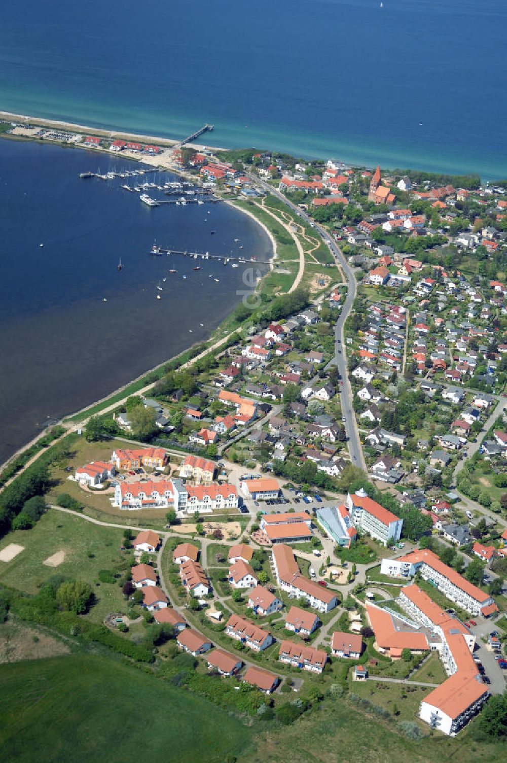 Luftaufnahme Rerik - Fertig ausgebautes Feriendorf der AWO-SANO GmbH in Rerik / Mecklenburg Vorpommern