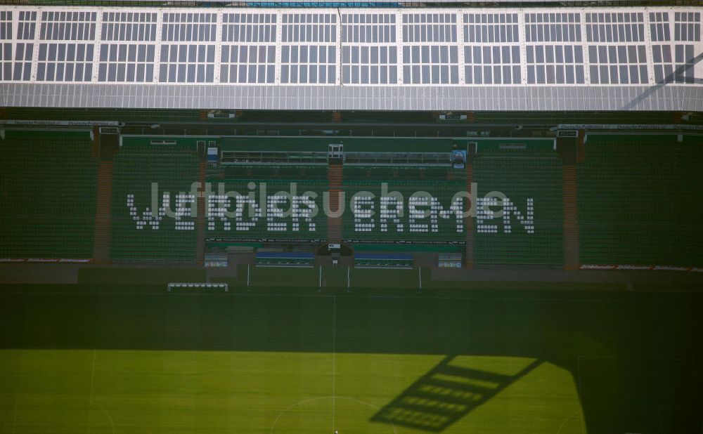 Luftaufnahme Bremen - Fertig umgebautes Weserstadion Bremen