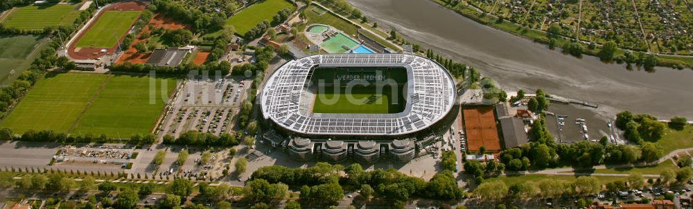 Luftaufnahme Bremen - Fertig umgebautes Weserstadion Bremen