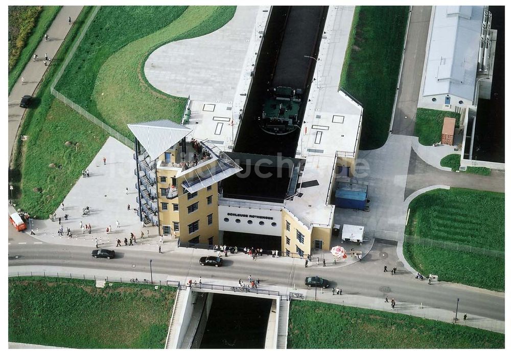 Luftaufnahme Rothensee - Fertige Doppelsparschleuse Rothensee.