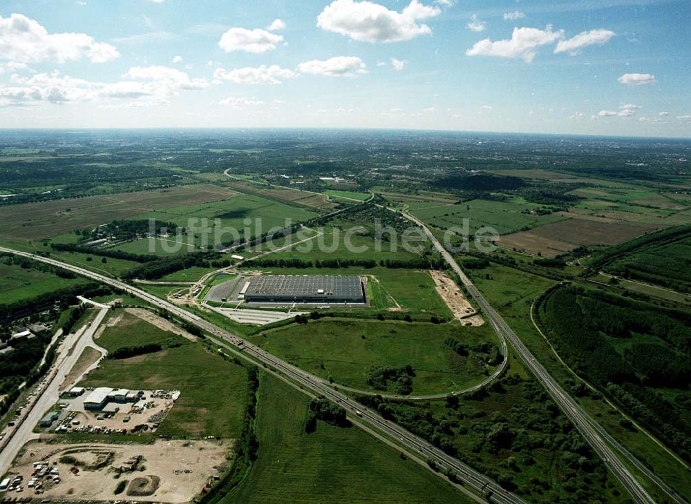 Luftaufnahme Berlin - Pankow - Fertiges LDZ - Nord - Logistikzentrum der BLEG im Gewerbegebiet Pankow - Nord am Berliner Ring.