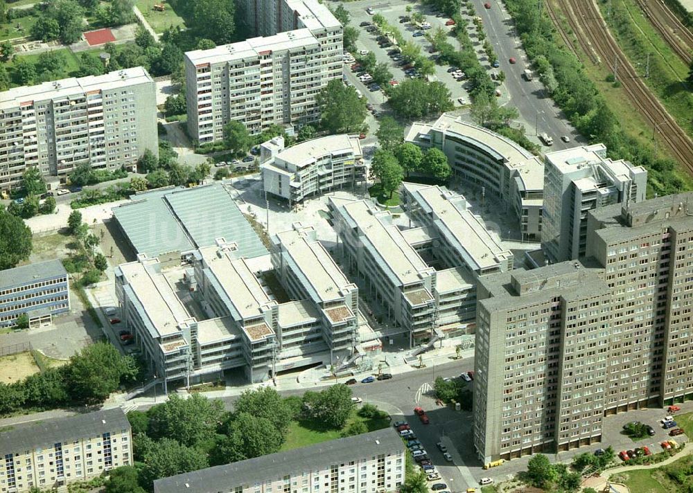 Luftaufnahme Berlin - Lichtenberg - Fertiggestellter Storkower Bogen in der Storkower Straße 207 in Berlin-Lichtenberg.