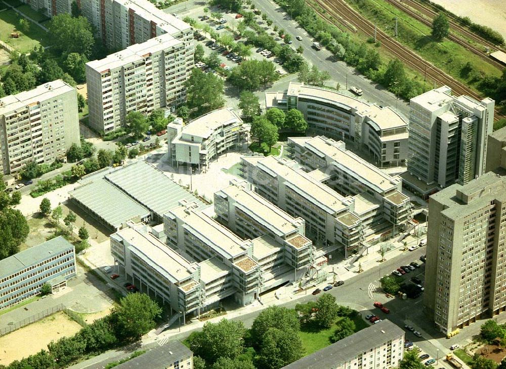 Luftaufnahme Berlin - Lichtenberg - Fertiggestellter Storkower Bogen in der Storkower Straße 207 in Berlin-Lichtenberg.