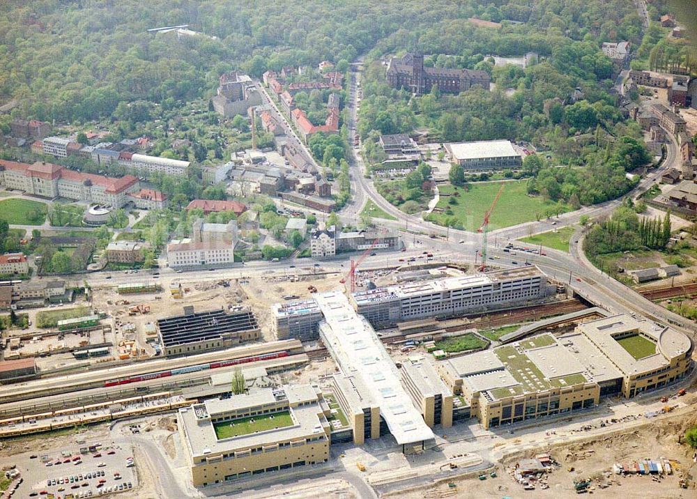 Luftbild Potsdam - BRA - Fertigstellung des Potsdam-Centers in Potsdam.