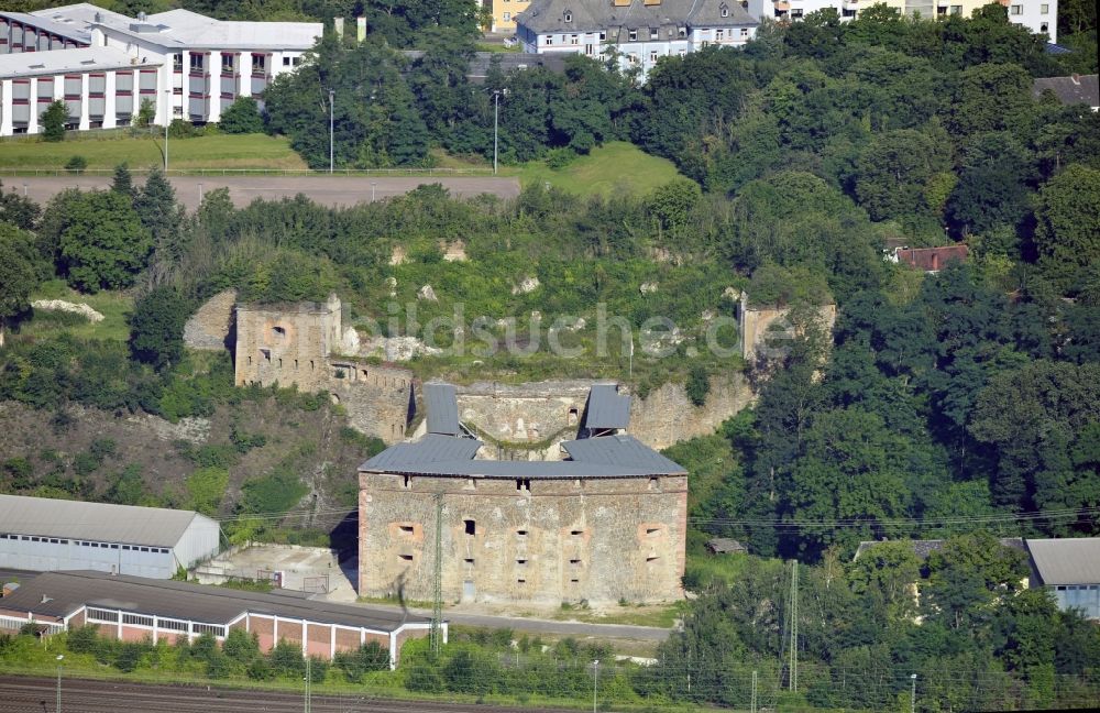 Luftbild Koblenz - Feste Kaiser Franz in Koblenz im Bundesland Rheinland-Pfalz