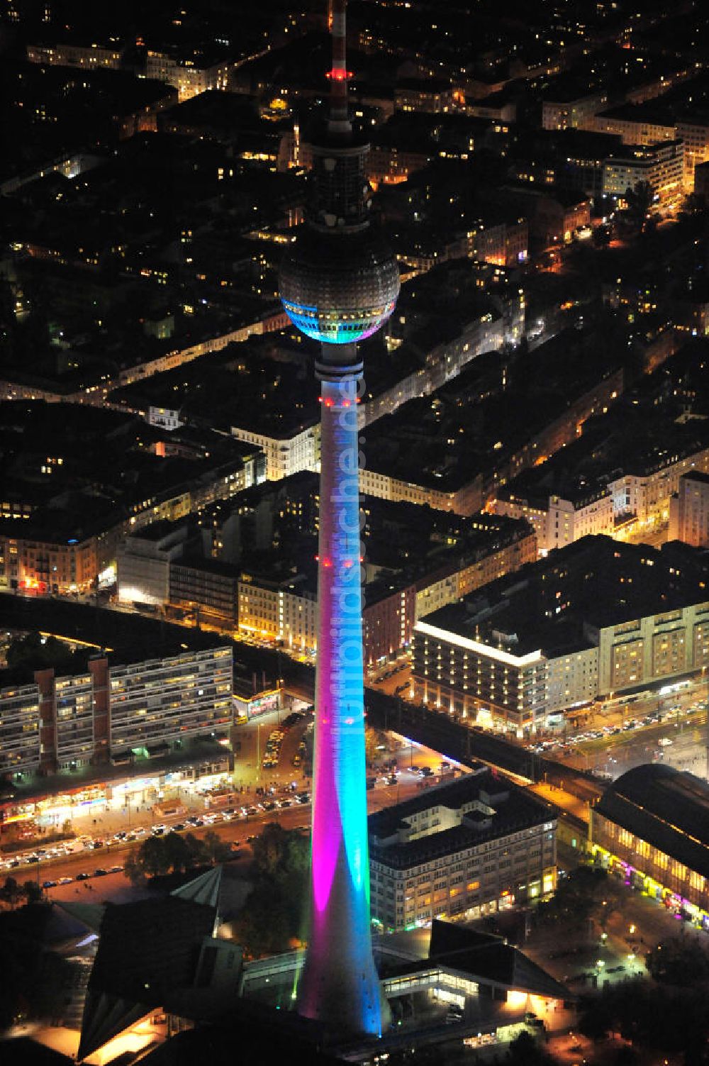 Berlin von oben - Festival of Lights Berliner Fernsehturm