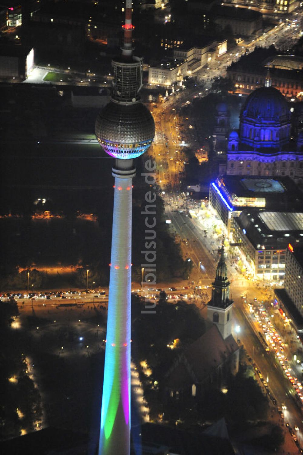 Berlin von oben - Festival of Lights Berliner Fernsehturm