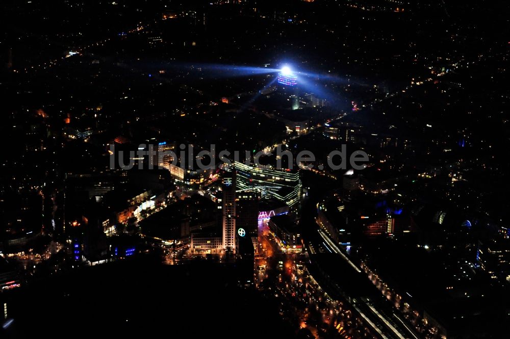 Luftaufnahme Berlin - Festival of Lights im Stadtzentrum der Hauptstadt Berlin