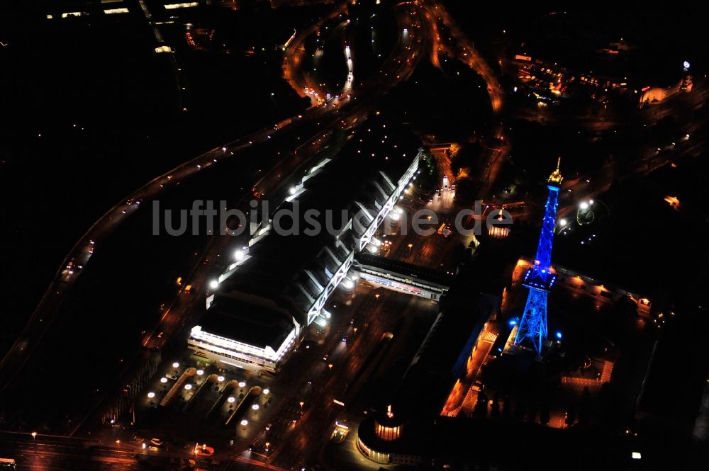 Luftaufnahme Berlin - Festival of Lights im Stadtzentrum der Hauptstadt Berlin