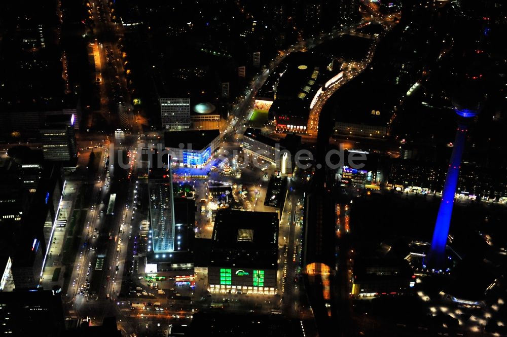 Berlin von oben - Festival of Lights im Stadtzentrum der Hauptstadt Berlin