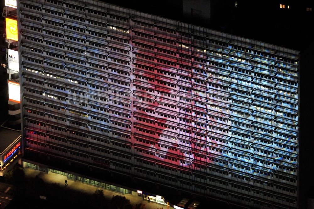 Berlin von oben - Festival of Lights im Stadtzentrum der Hauptstadt Berlin