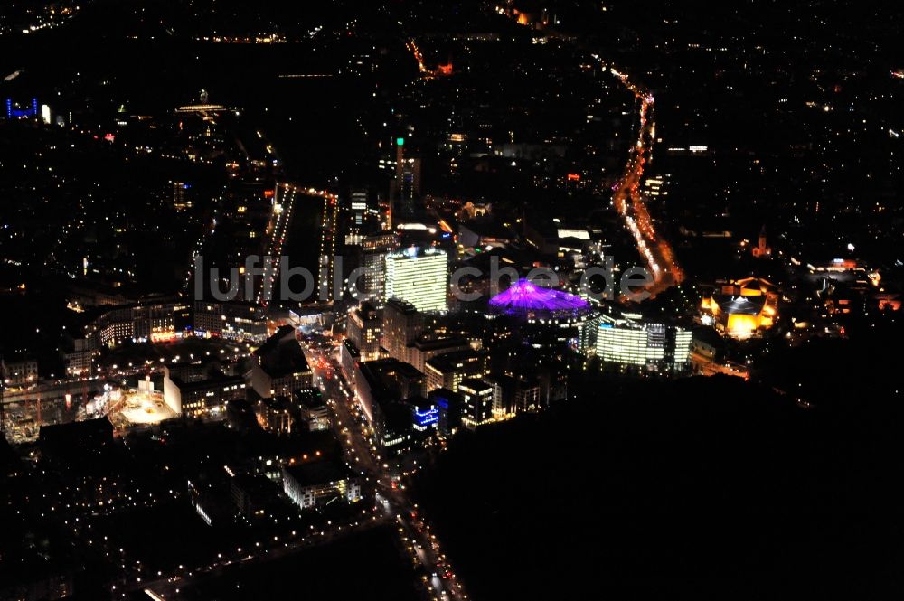 Luftbild Berlin - Festival of Lights im Stadtzentrum der Hauptstadt Berlin