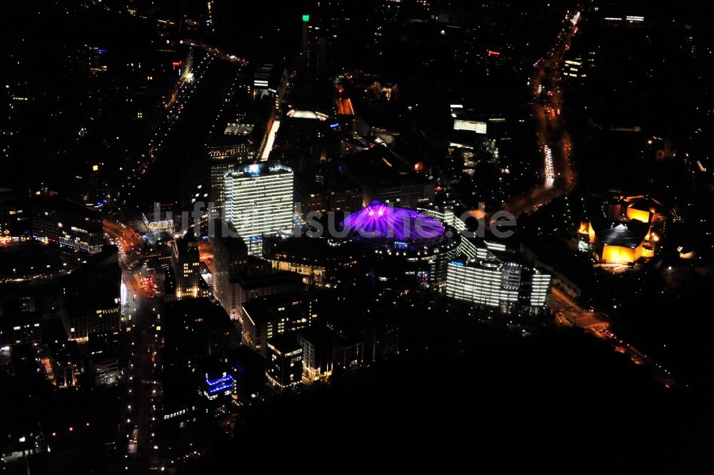 Luftbild Berlin - Festival of Lights im Stadtzentrum der Hauptstadt Berlin