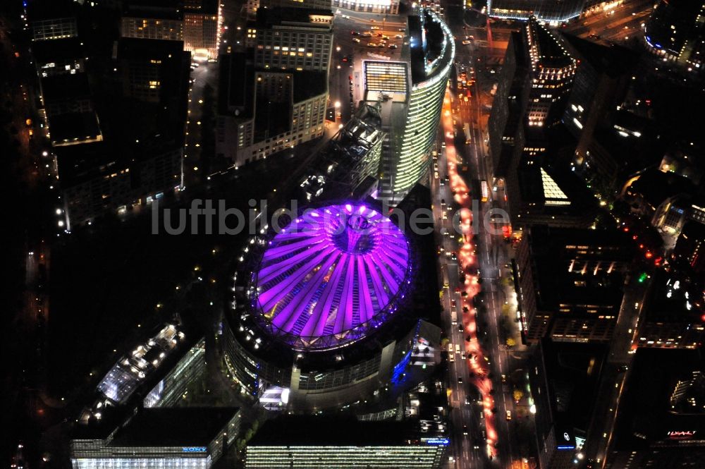 Berlin von oben - Festival of Lights im Stadtzentrum der Hauptstadt Berlin