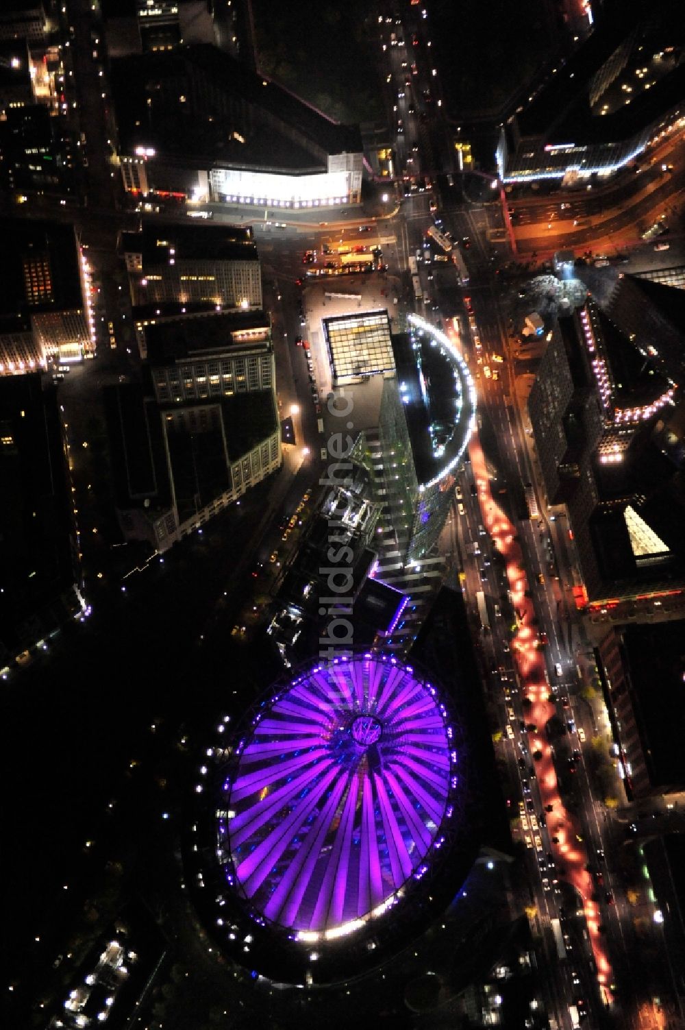 Berlin von oben - Festival of Lights im Stadtzentrum der Hauptstadt Berlin