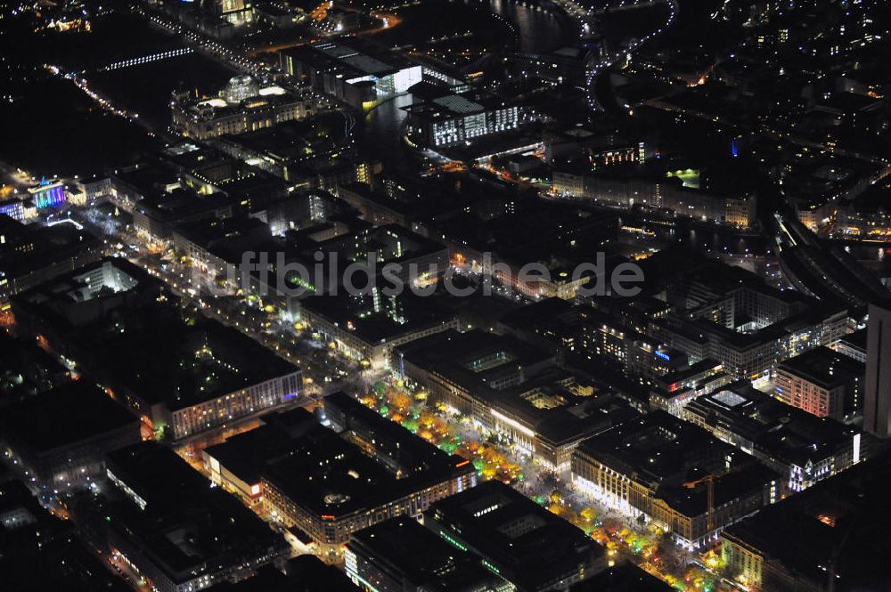 Luftbild Berlin - Festival of Lights Unter den Linden