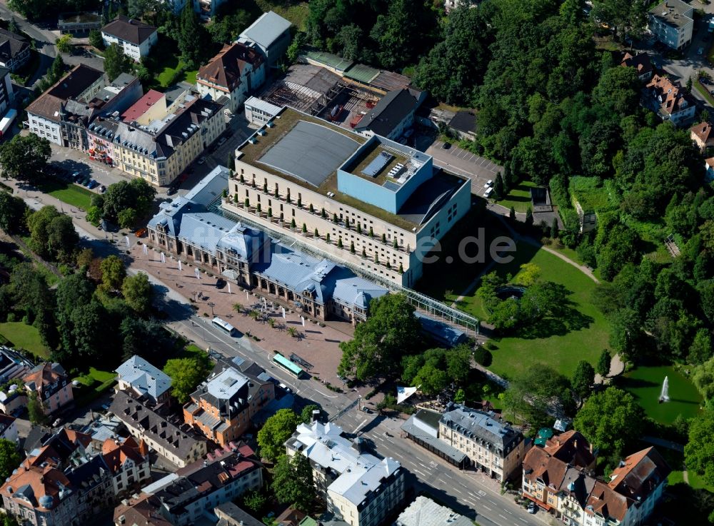 Baden-Baden aus der Vogelperspektive: Festspielhaus Baden-Baden im Bundesland Baden-Württemberg