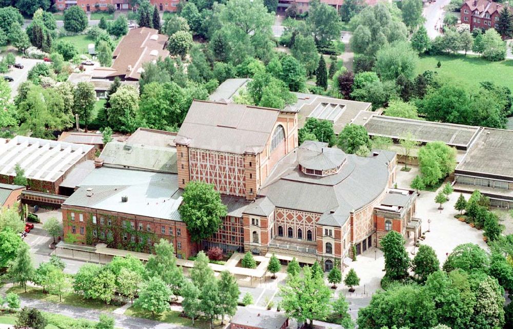 Luftaufnahme Bayreuth / Bayern - Festspielhaus am Festspielhügel 2 in 95444 Bayreuth.